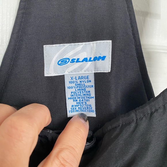 Black Mens Snowbib - Picture 2 of 4